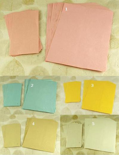 Indipaper - A4 straight border sheets with envelopes (A4 straight border sheets with envelopes)
